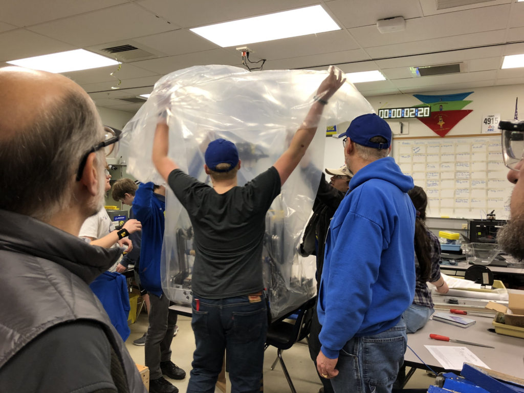 bagged robot